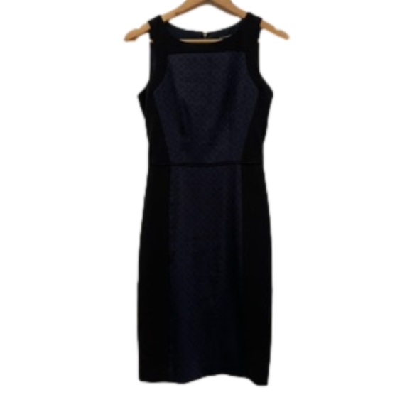 Club Monaco black blue tank dress LITTLE BLACK DRESS lbd 00 - Picture 2 of 5